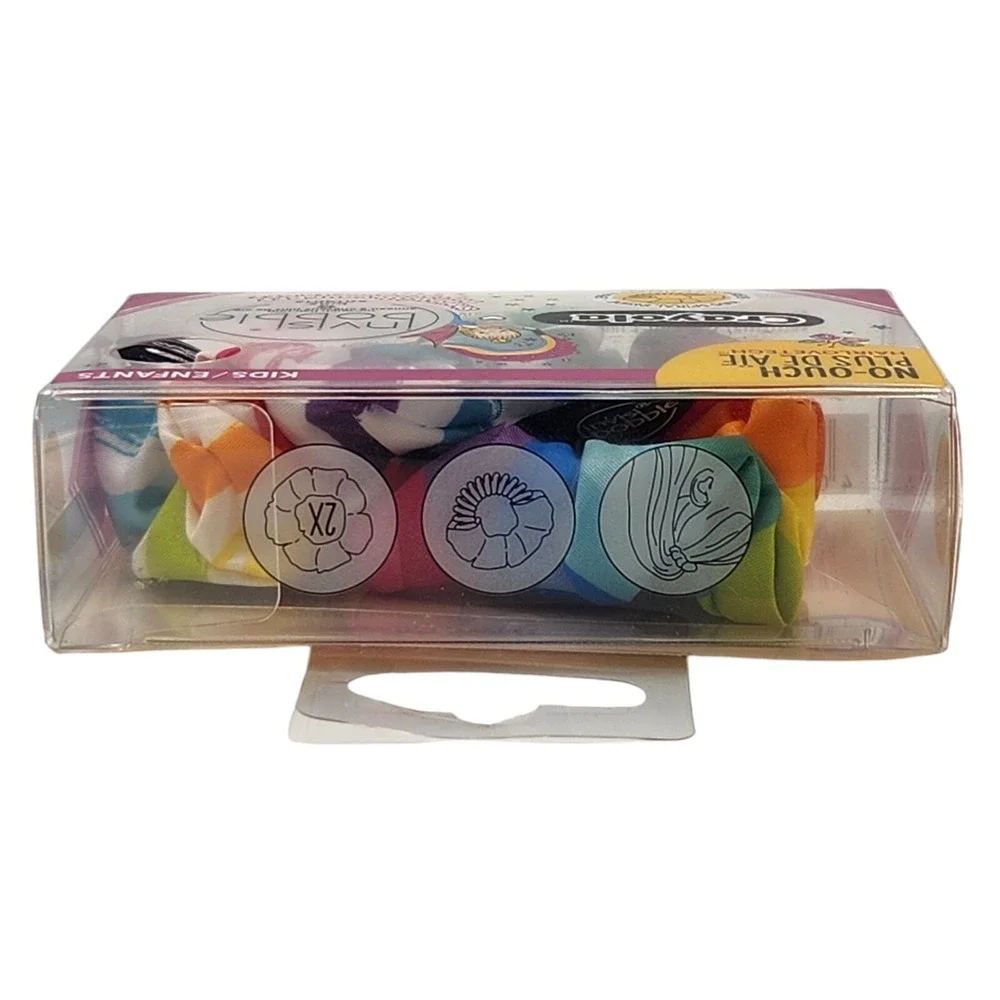 Crayola Style Icon invisibobble Scrunchie Kids Spiral Hair Ring 2 Pcs Multicolor